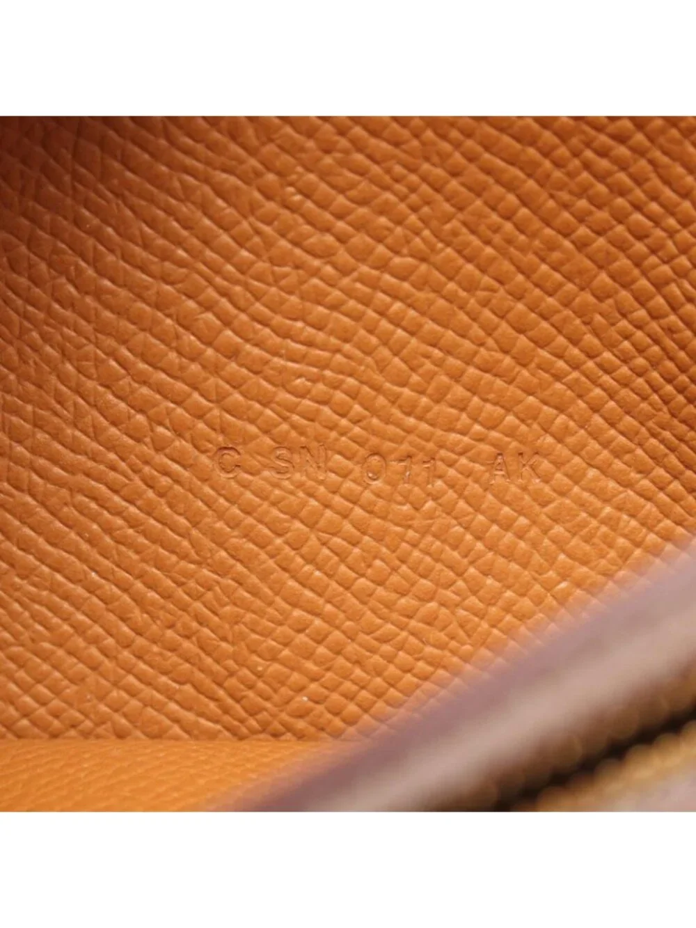Hermes Bifold Wallet Bearn Souffle Gold Leather Calf